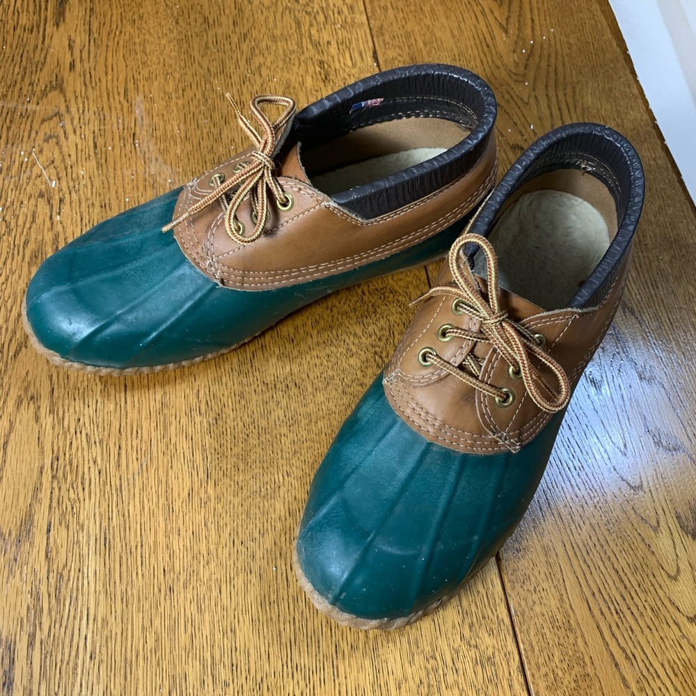 Eddie Bauer vintage duck rubber rain shoe